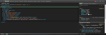 Темная темя для Chrome Dev Tools